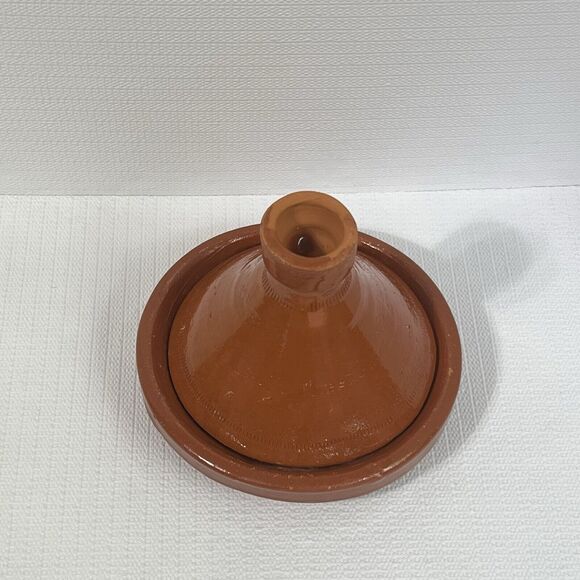 Tagine Clay Pot Earthenware Terracotta Traditional Moroccan Food 2-Piece - Picture 4 of 17